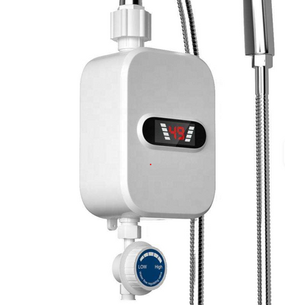 Robinet chauffe-eau instantané avec colonne de douche intégrée