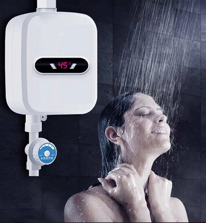 Robinet chauffe-eau instantané avec colonne de douche intégrée