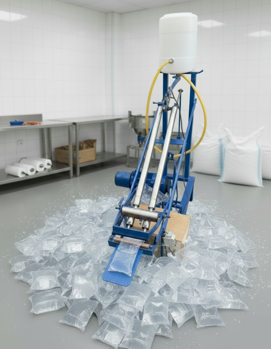 Machine Automatique de Fabrication d’Eau Potable en Sachets à deux Sorties