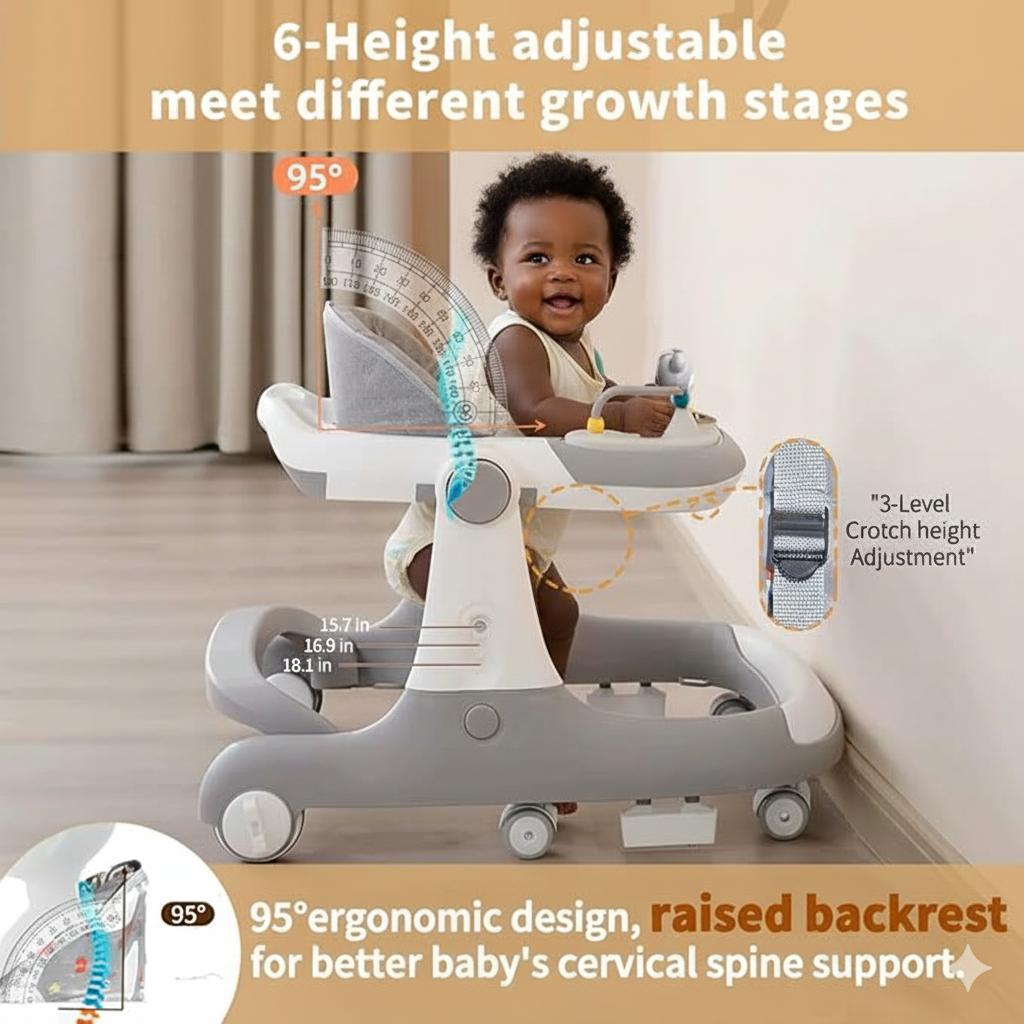 Les Premiers Pas Vers un Avenir Brillant : Le Trotteur Qui Aide Votre Bébé à Marcher en Toute Confiance