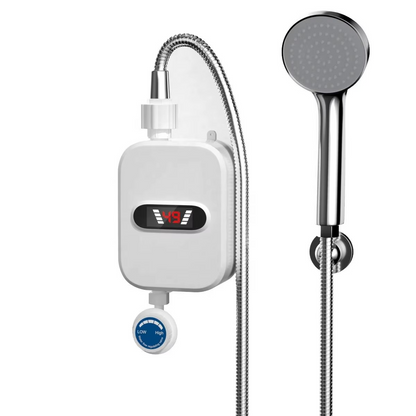 Robinet chauffe-eau instantané avec colonne de douche intégrée